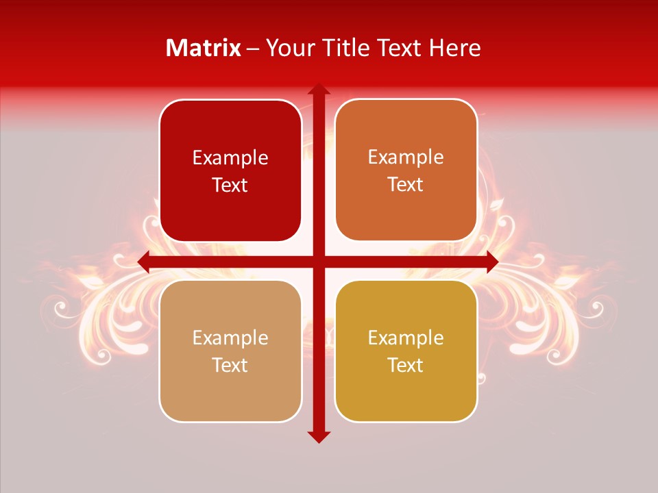 Glow Ignition Abstract PowerPoint Template