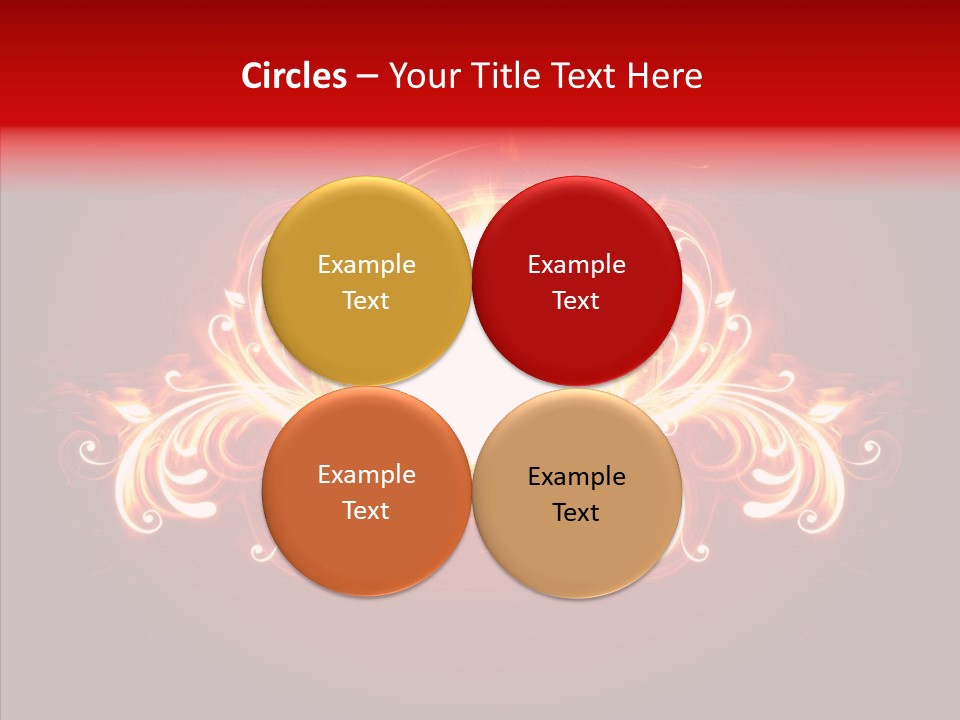 Glow Ignition Abstract PowerPoint Template