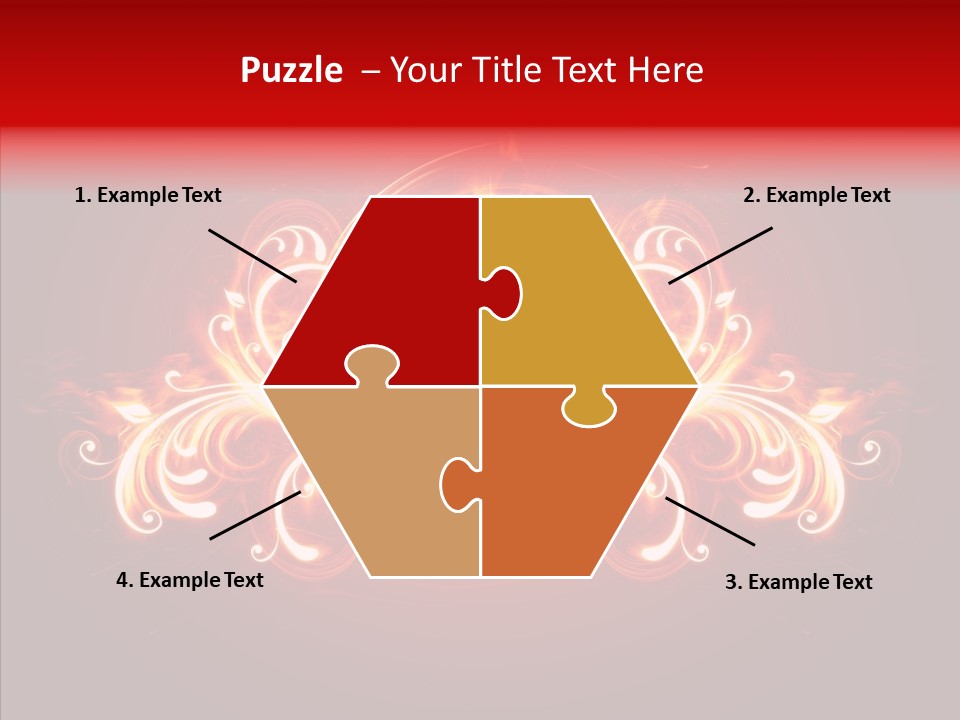 Glow Ignition Abstract PowerPoint Template