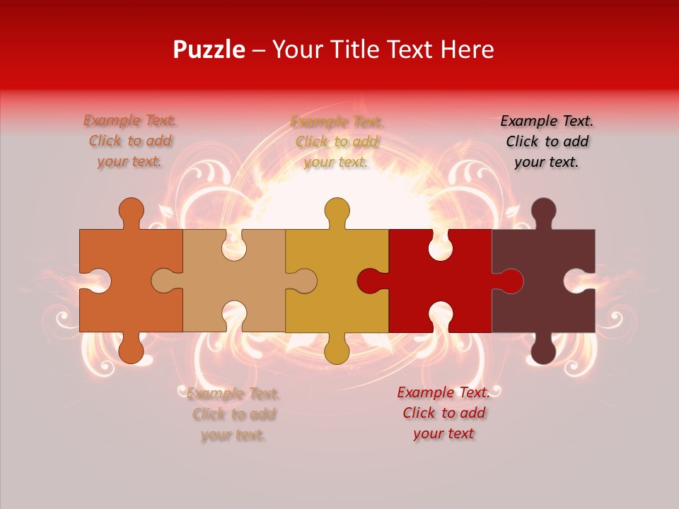 Glow Ignition Abstract PowerPoint Template