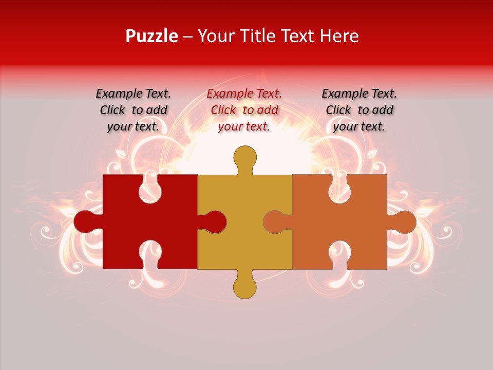 Glow Ignition Abstract PowerPoint Template