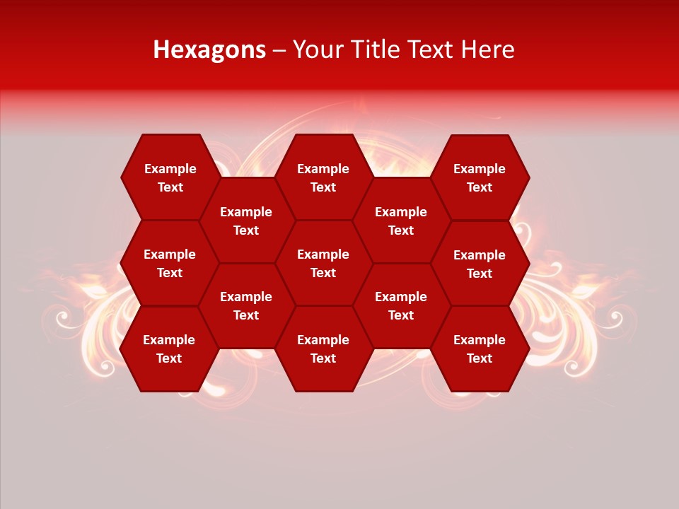 Glow Ignition Abstract PowerPoint Template