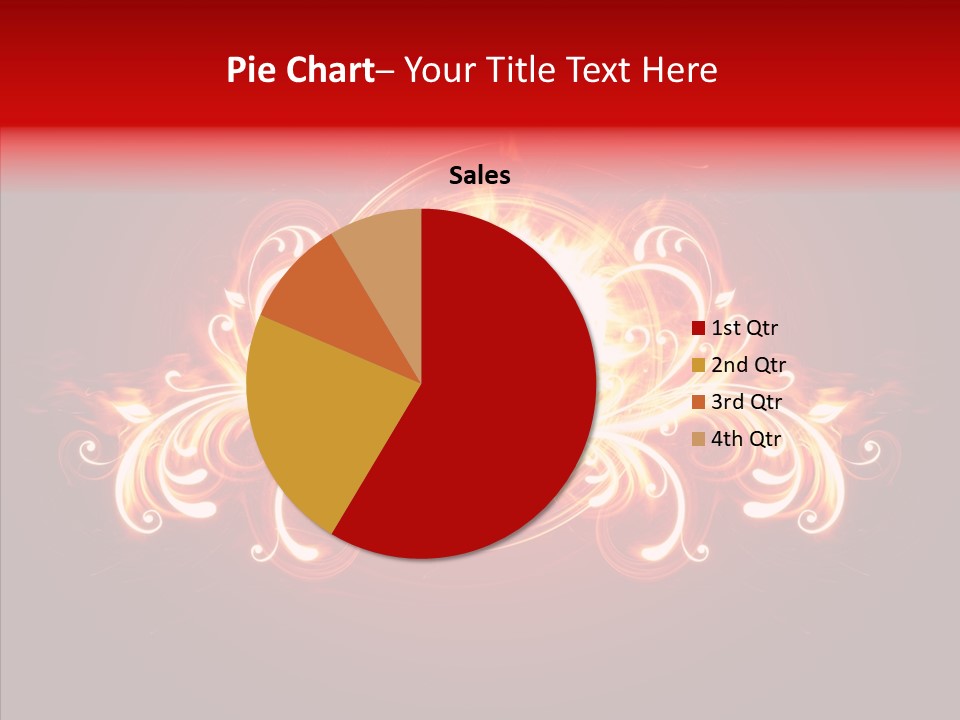 Glow Ignition Abstract PowerPoint Template