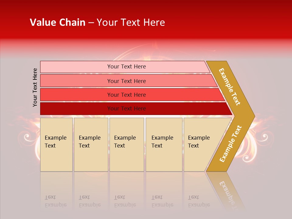 Glow Ignition Abstract PowerPoint Template