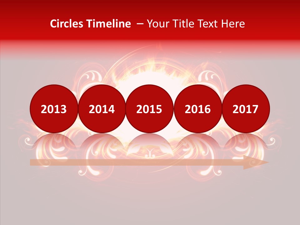 Glow Ignition Abstract PowerPoint Template