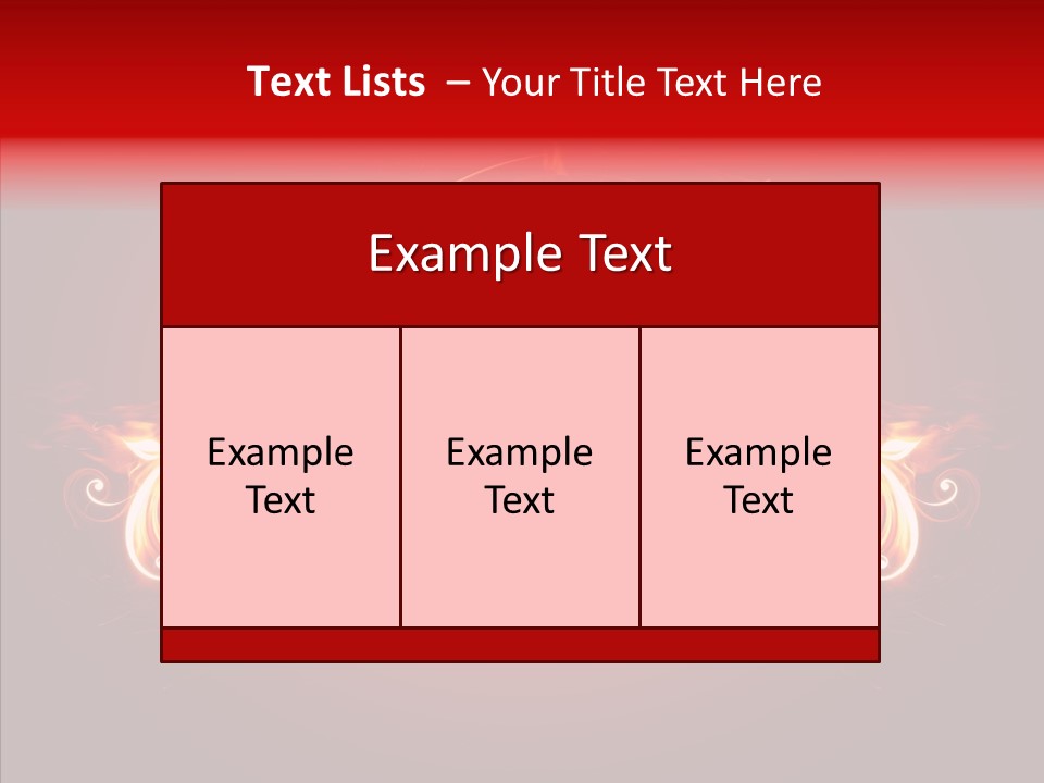Glow Ignition Abstract PowerPoint Template