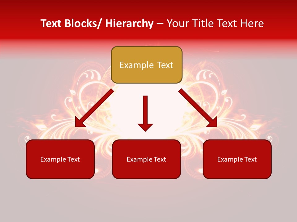 Glow Ignition Abstract PowerPoint Template