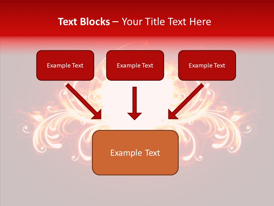 Glow Ignition Abstract PowerPoint Template