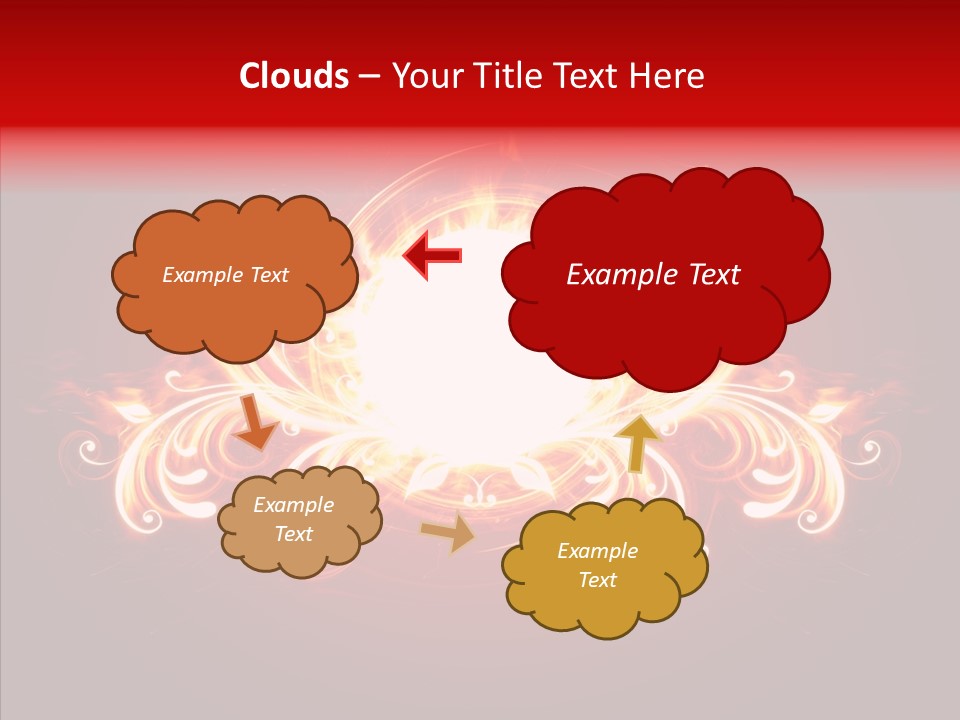 Glow Ignition Abstract PowerPoint Template