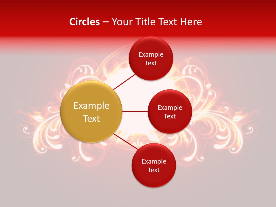 Glow Ignition Abstract PowerPoint Template