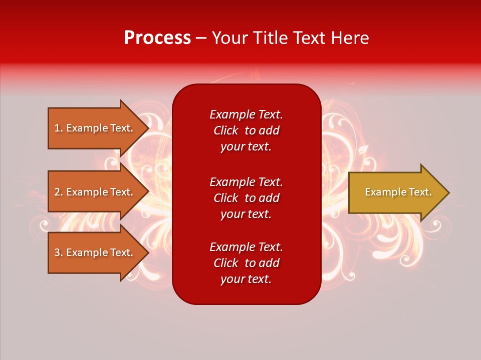 Glow Ignition Abstract PowerPoint Template