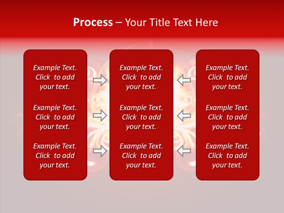 Glow Ignition Abstract PowerPoint Template