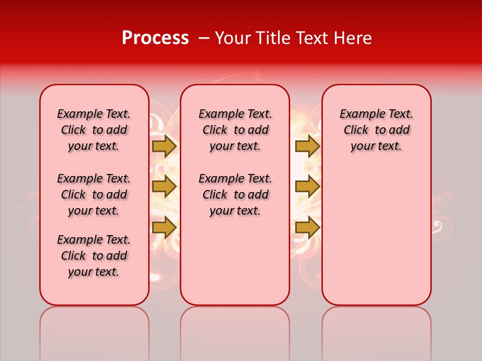 Glow Ignition Abstract PowerPoint Template
