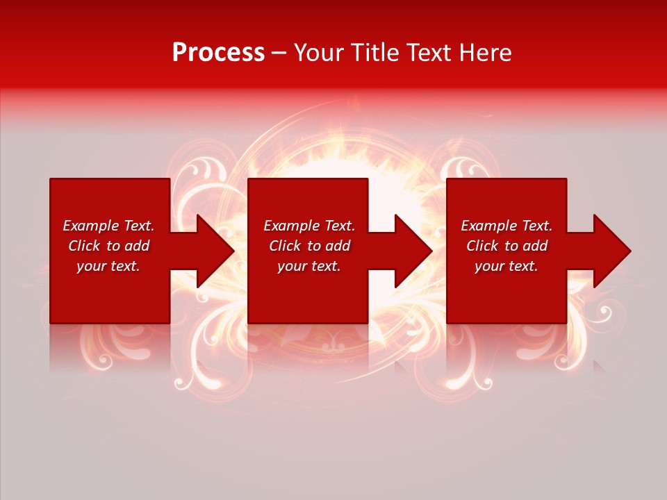 Glow Ignition Abstract PowerPoint Template