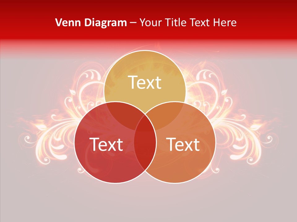 Glow Ignition Abstract PowerPoint Template