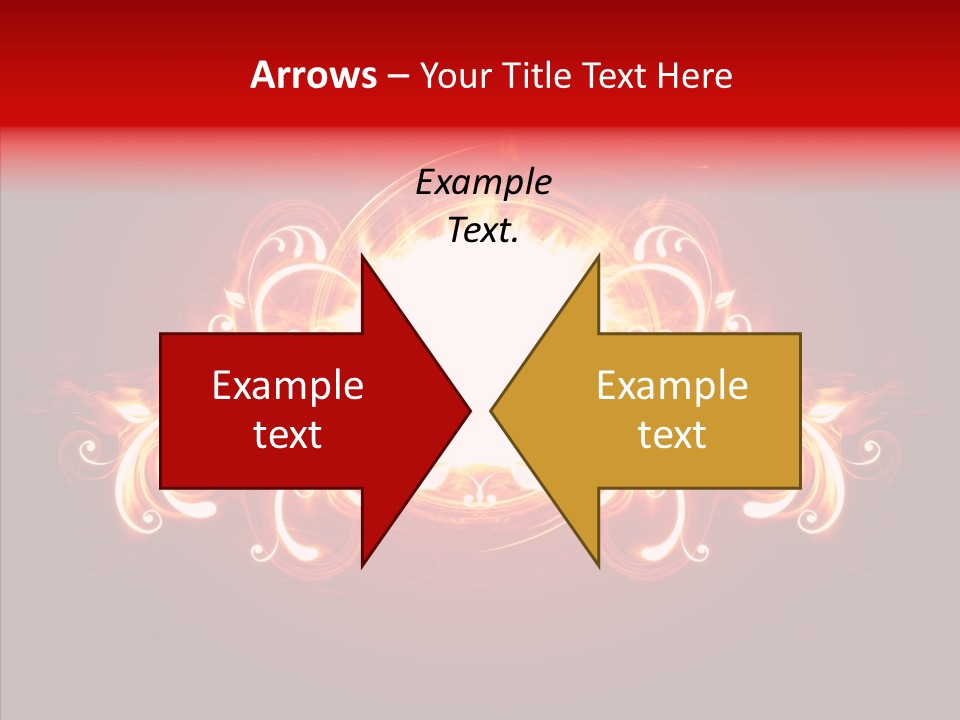 Glow Ignition Abstract PowerPoint Template