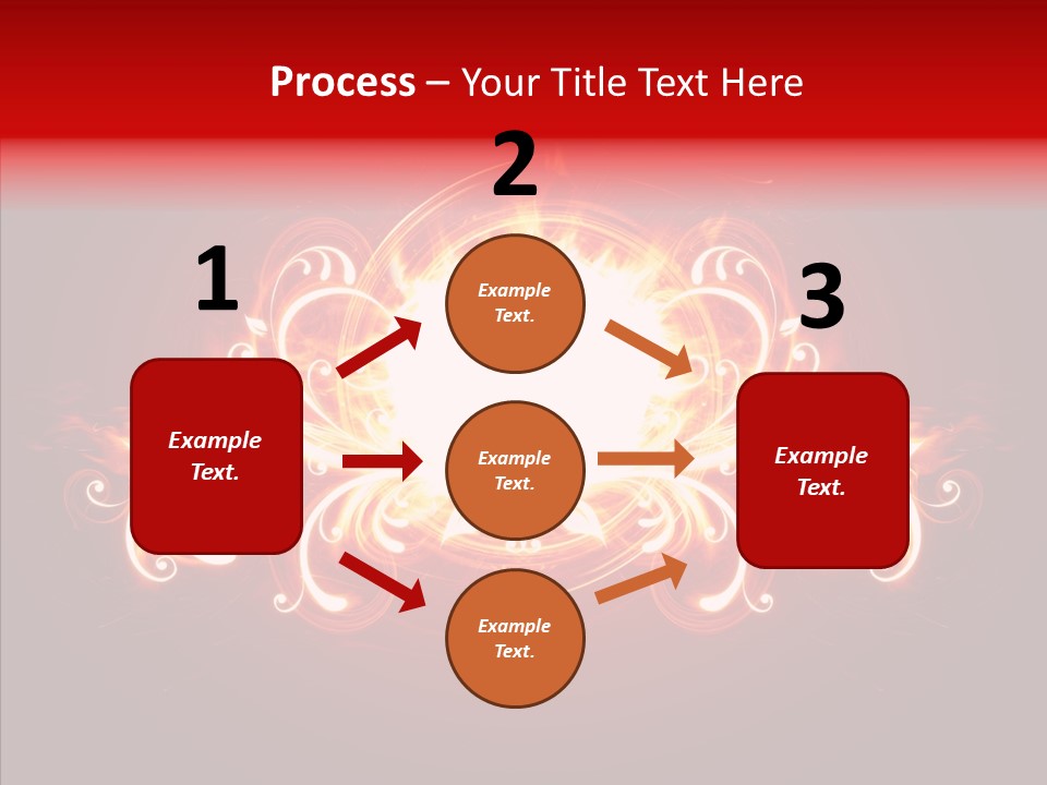 Glow Ignition Abstract PowerPoint Template