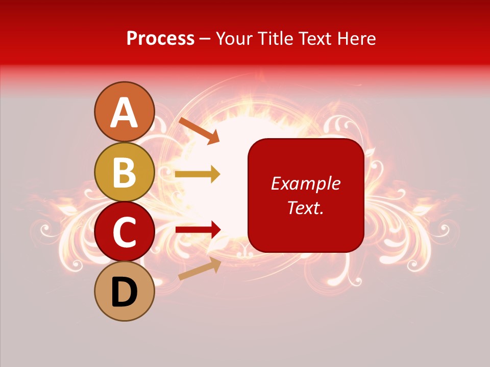 Glow Ignition Abstract PowerPoint Template