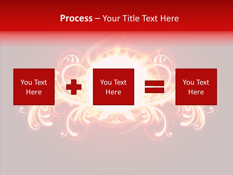 Glow Ignition Abstract PowerPoint Template