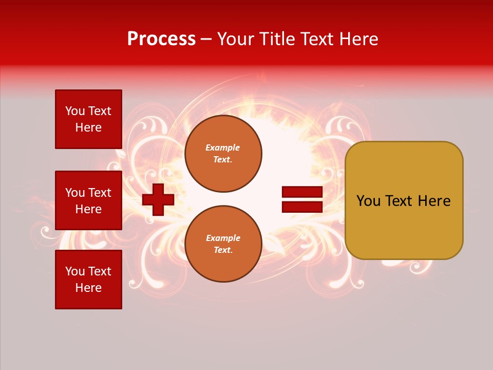 Glow Ignition Abstract PowerPoint Template