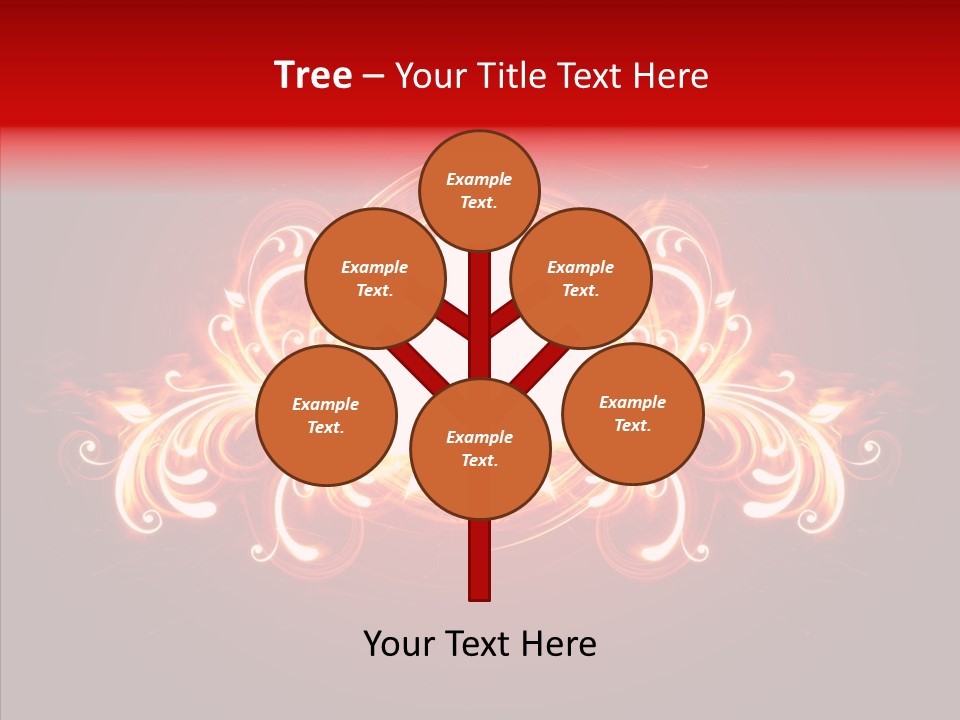 Glow Ignition Abstract PowerPoint Template