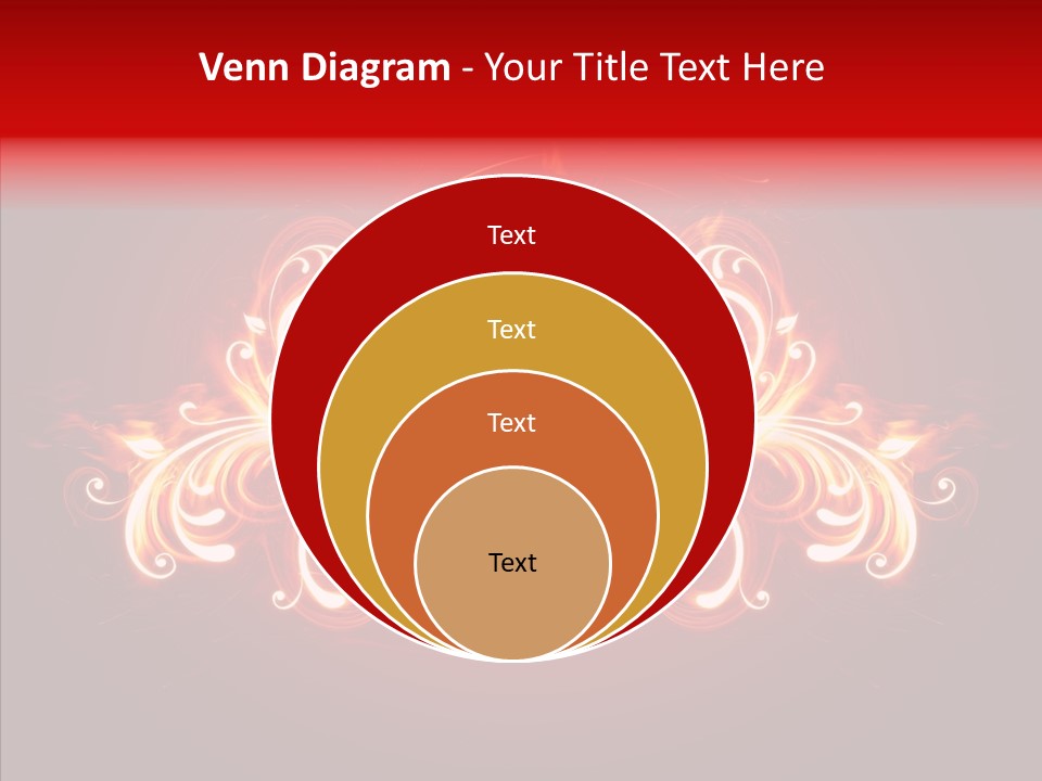 Glow Ignition Abstract PowerPoint Template