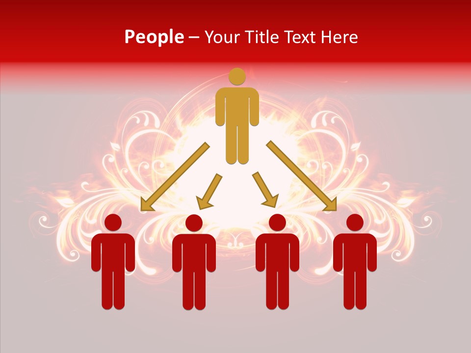 Glow Ignition Abstract PowerPoint Template