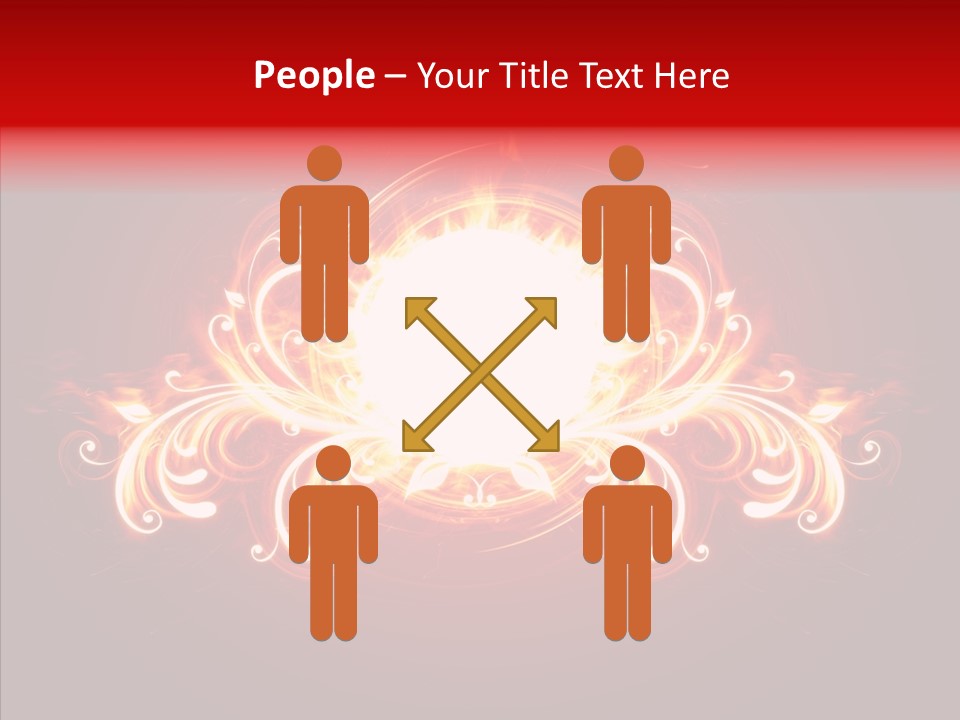 Glow Ignition Abstract PowerPoint Template