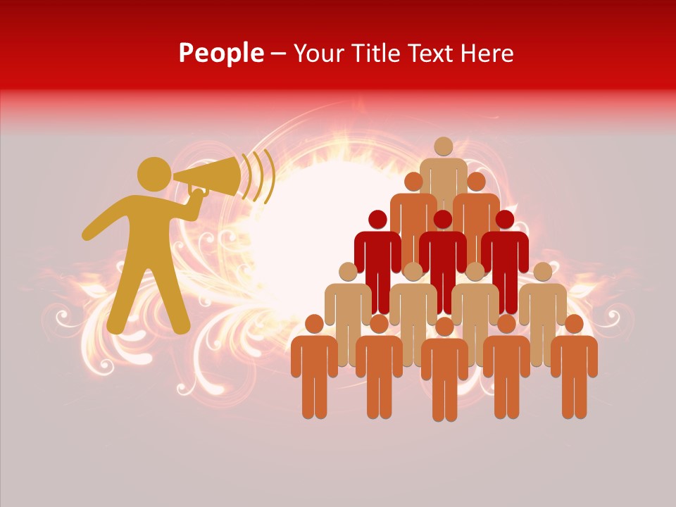 Glow Ignition Abstract PowerPoint Template