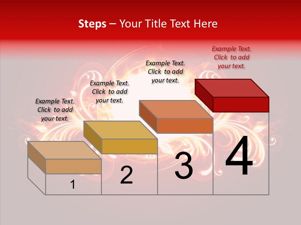 Glow Ignition Abstract PowerPoint Template