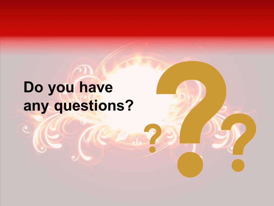 Glow Ignition Abstract PowerPoint Template