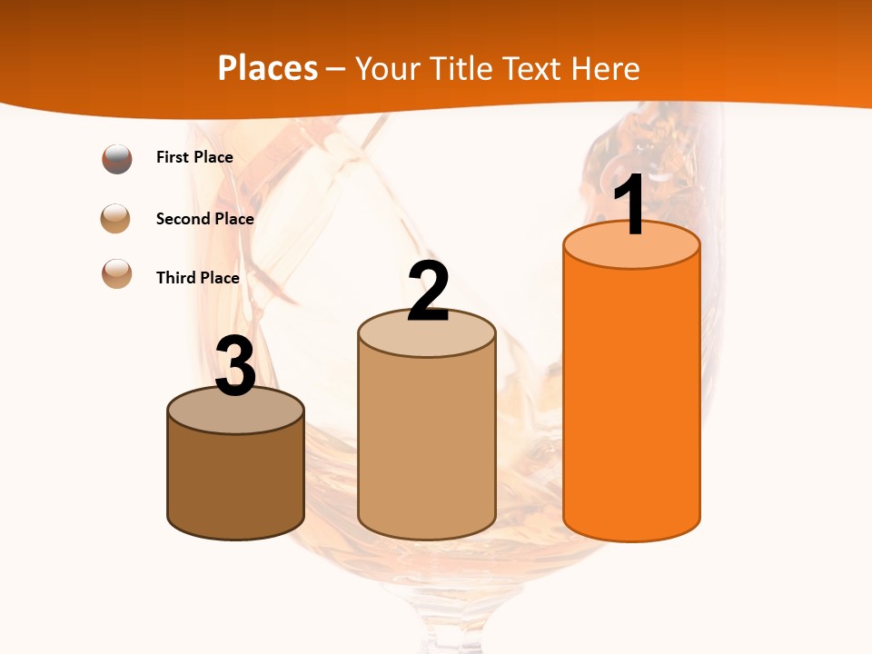 Elegant Rim Wine PowerPoint Template