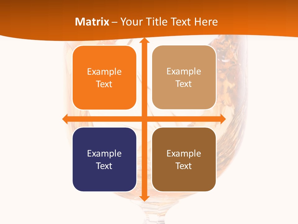 Elegant Rim Wine PowerPoint Template