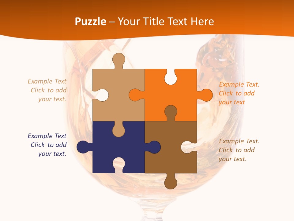 Elegant Rim Wine PowerPoint Template