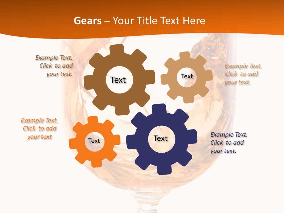 Elegant Rim Wine PowerPoint Template