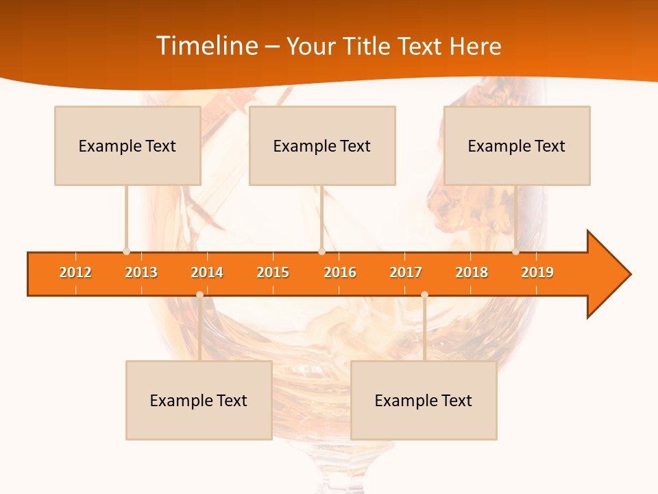 Elegant Rim Wine PowerPoint Template