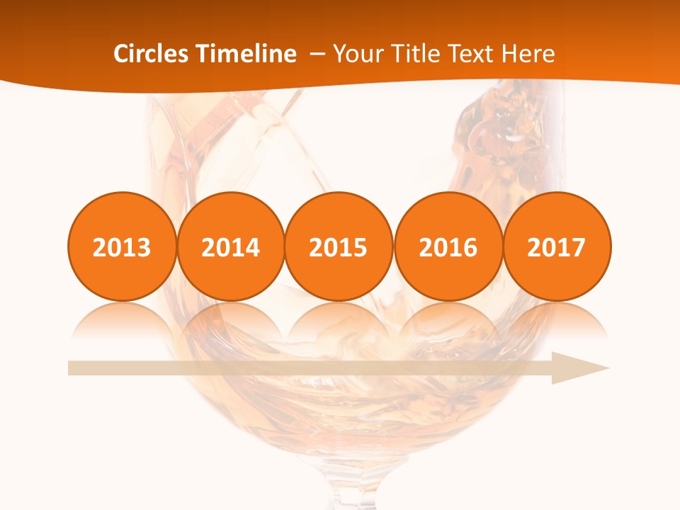 Elegant Rim Wine PowerPoint Template