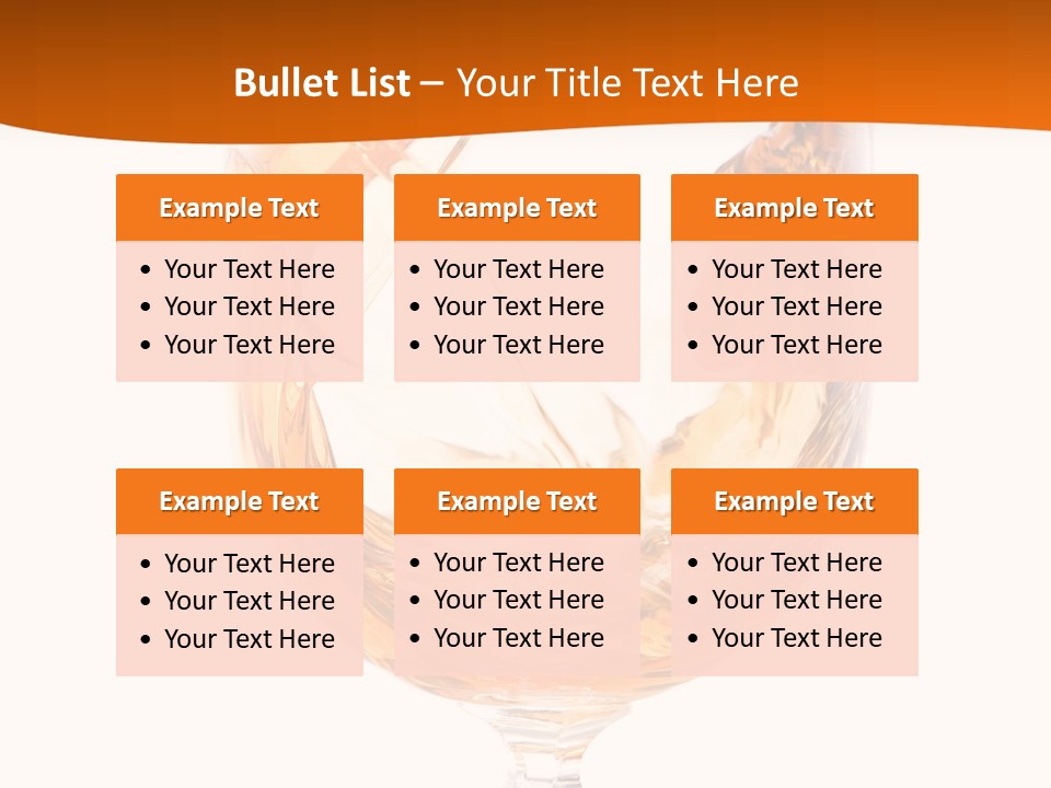 Elegant Rim Wine PowerPoint Template