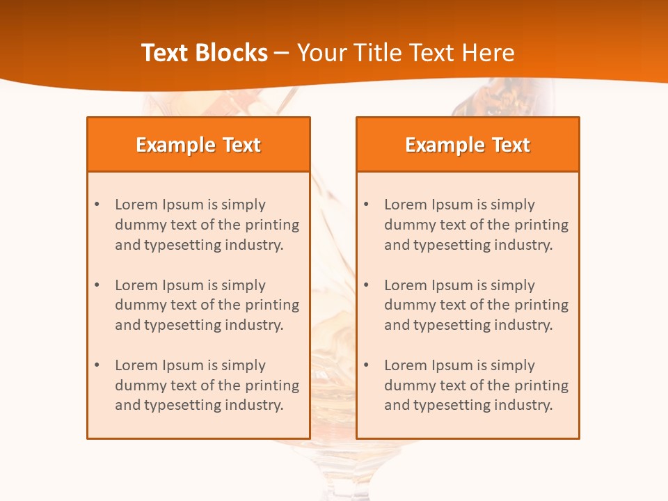 Elegant Rim Wine PowerPoint Template