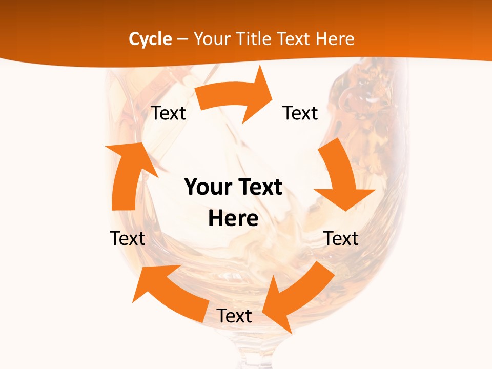 Elegant Rim Wine PowerPoint Template