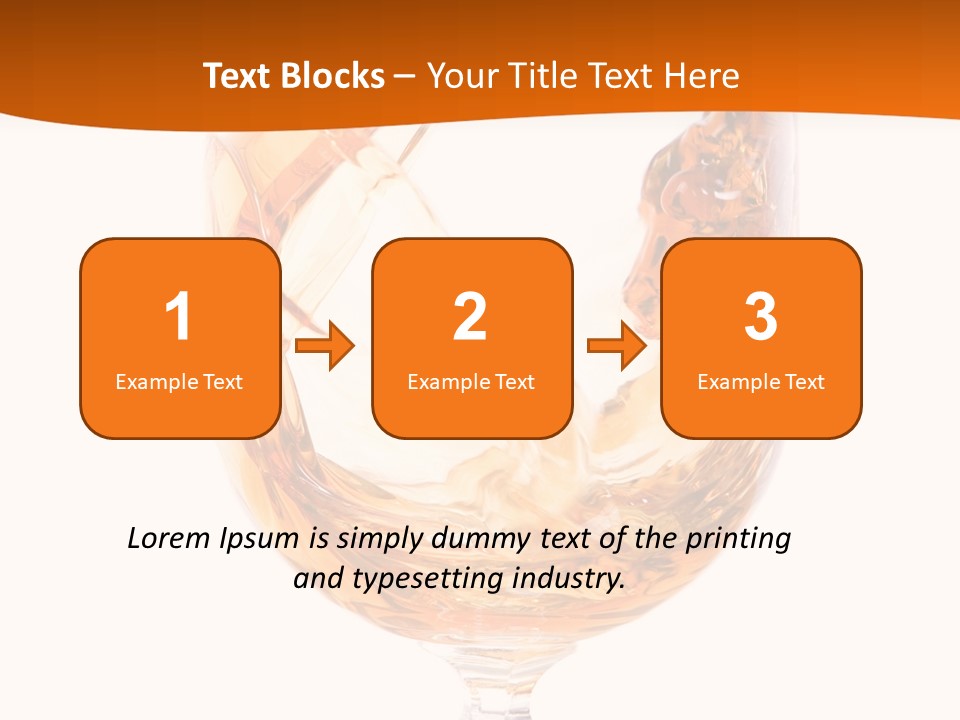 Elegant Rim Wine PowerPoint Template
