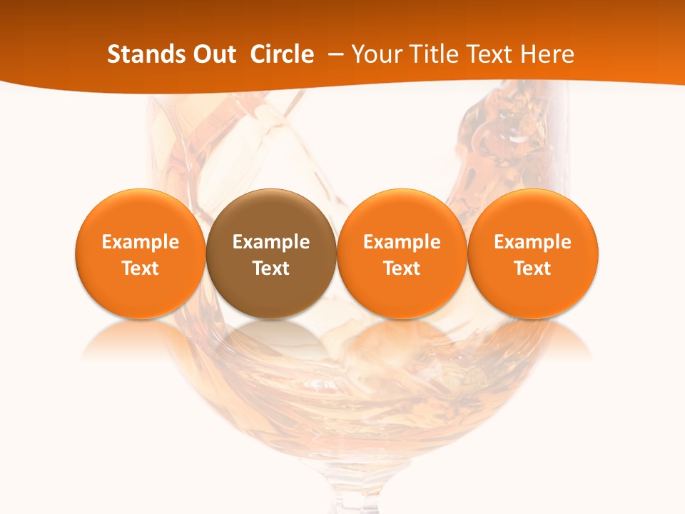 Elegant Rim Wine PowerPoint Template
