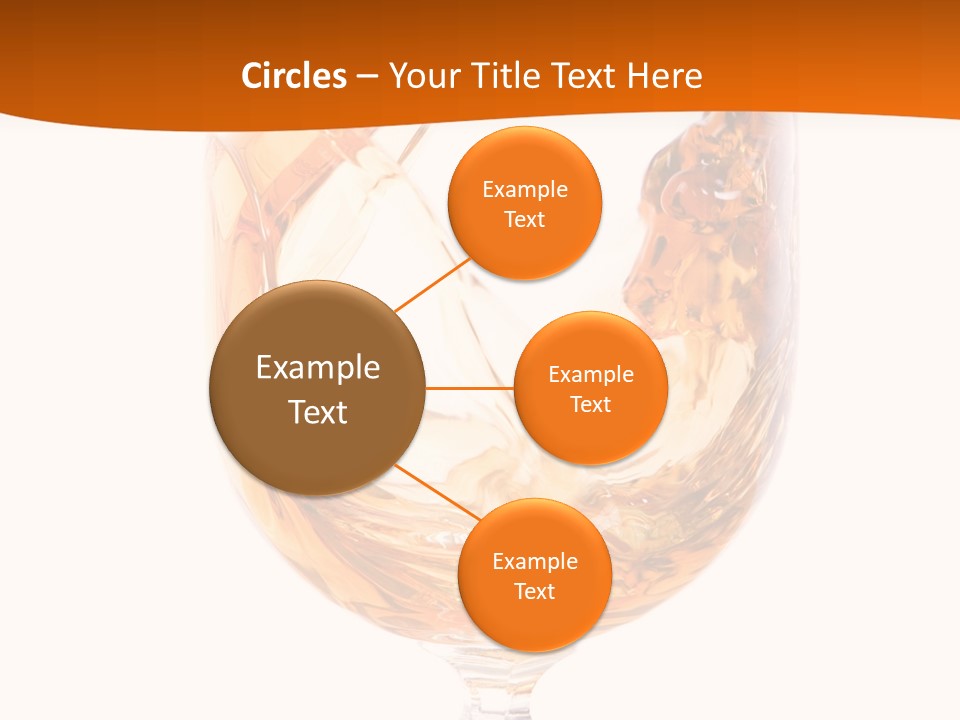 Elegant Rim Wine PowerPoint Template