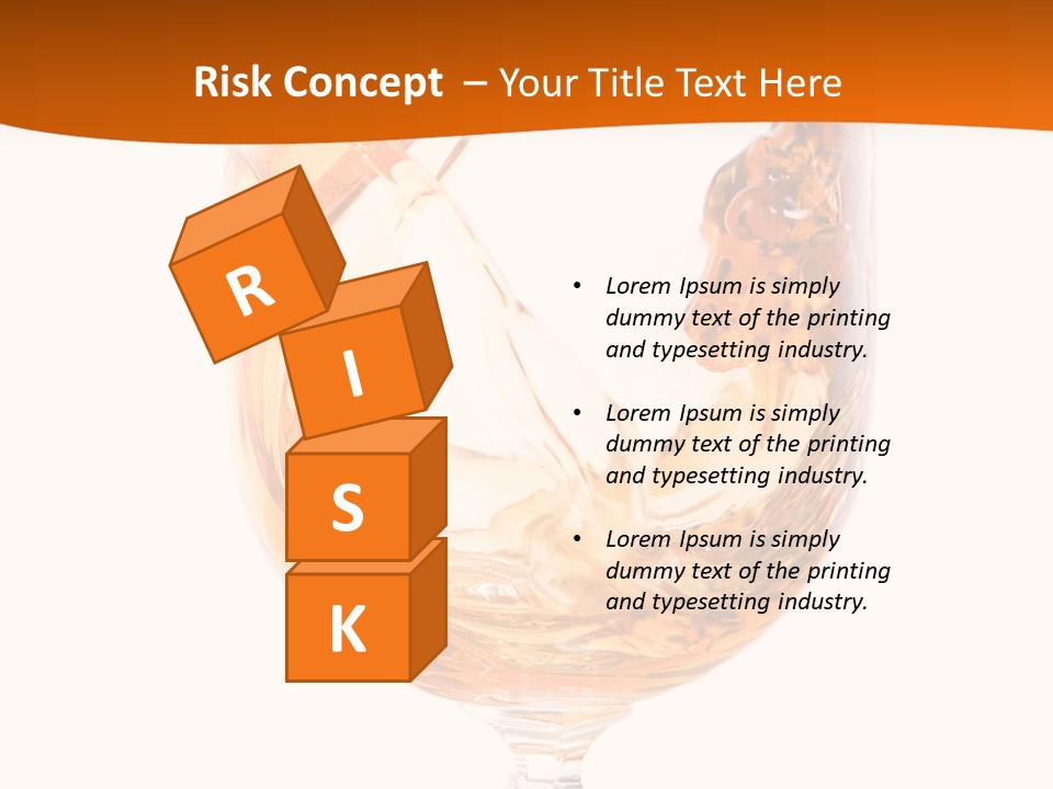 Elegant Rim Wine PowerPoint Template