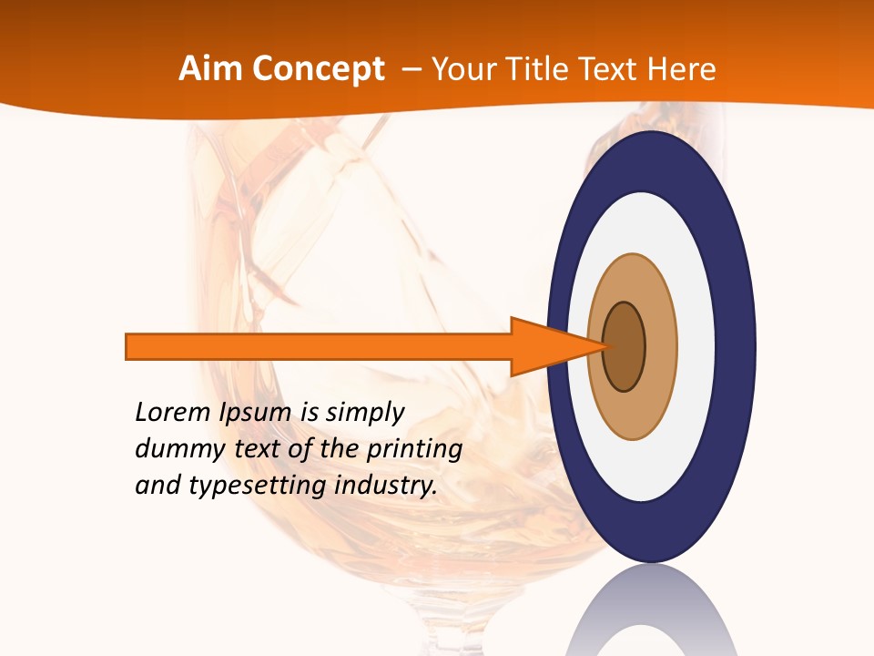 Elegant Rim Wine PowerPoint Template