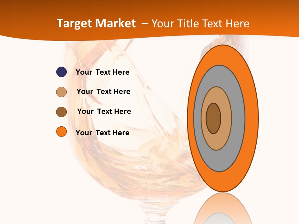 Elegant Rim Wine PowerPoint Template