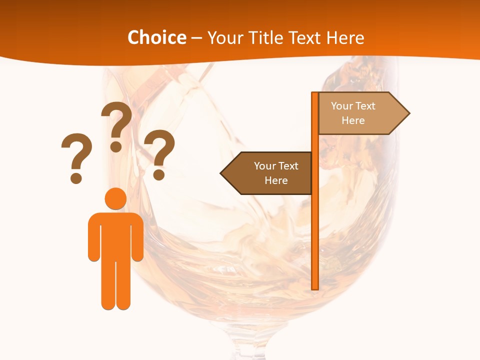 Elegant Rim Wine PowerPoint Template