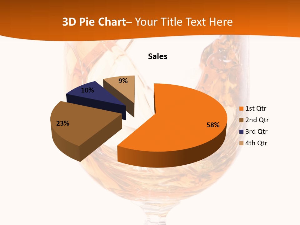 Elegant Rim Wine PowerPoint Template