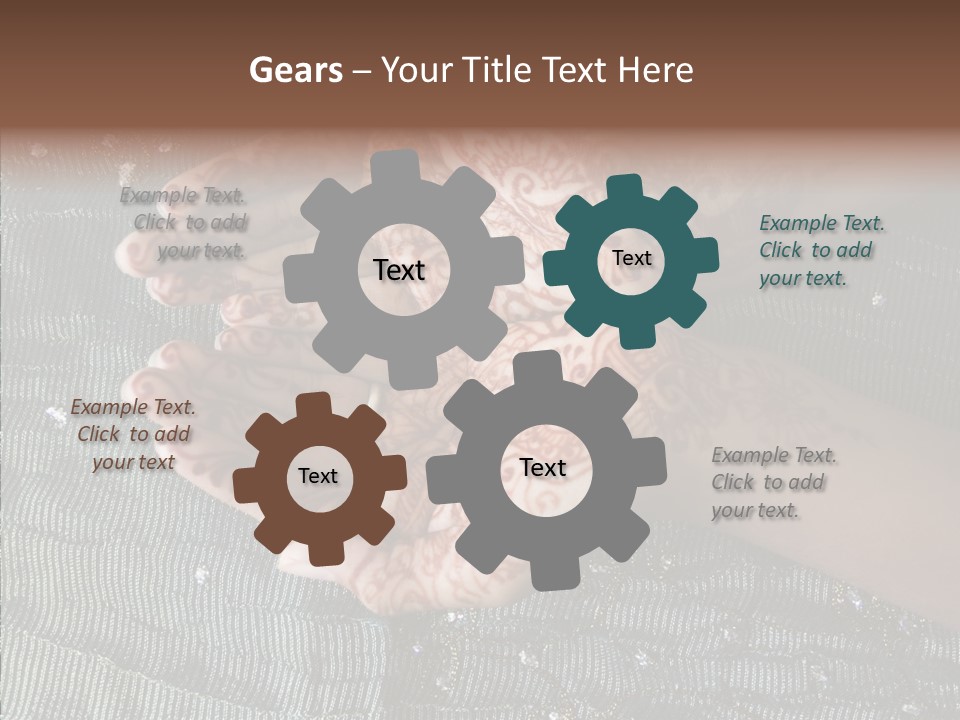 Culture Gold Art PowerPoint Template