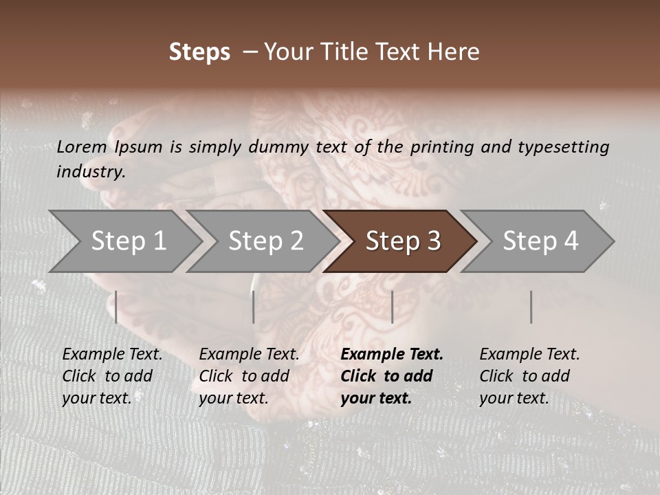 Culture Gold Art PowerPoint Template